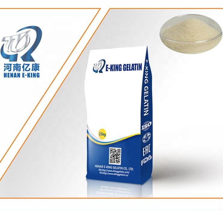 Unflavored edible gelatin 80Bloom - 280 Bloom for ice cream